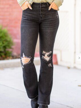 KanCan Midrise Flare Jeans